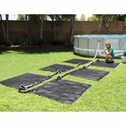 Intex Verwarmingsmat solar 1,2x1,2 m PVC zwart 28685>vidaXL