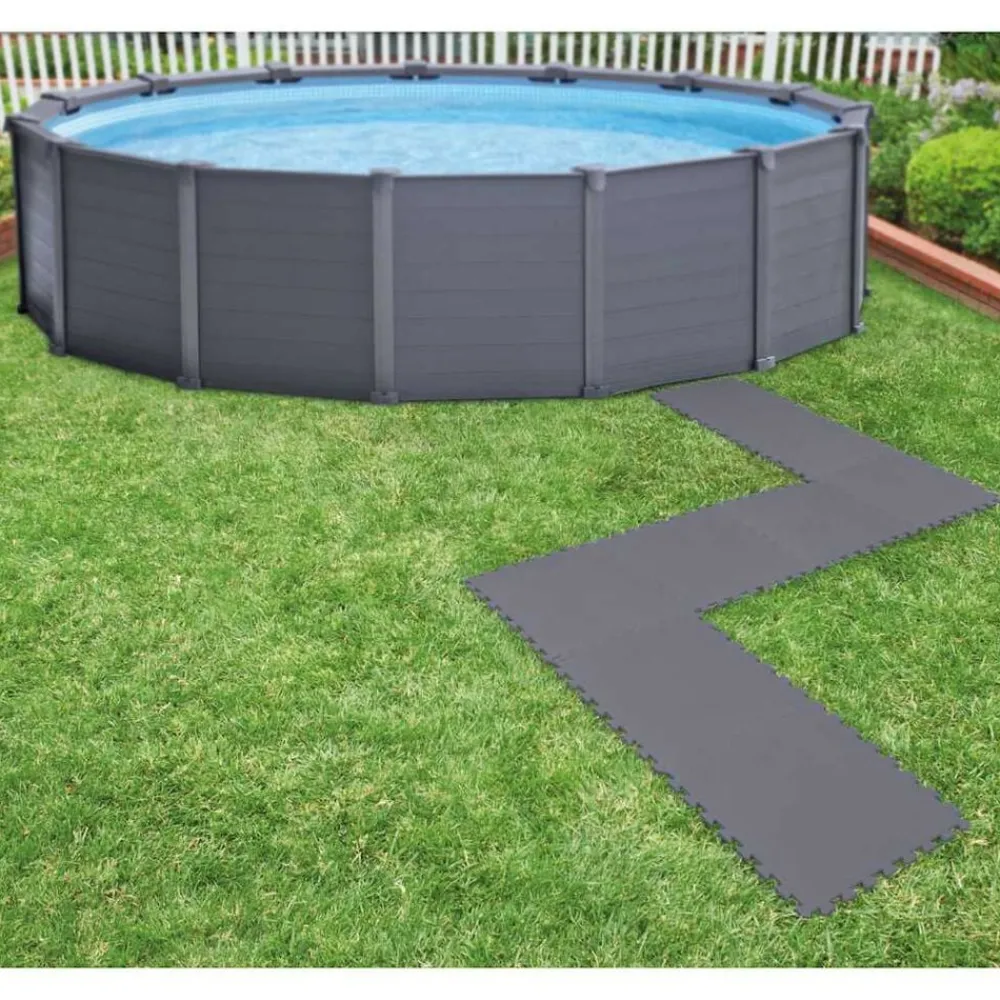 Intex Vloerbeschermers 8 st in elkaar grijpend 50x50x0,5 cm 1,9 m²>vidaXL Discount