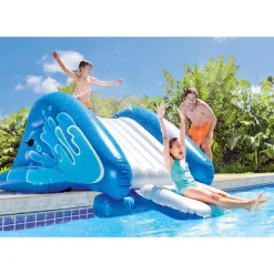 Intex Waterglijbaan Kool Splash opblaasbaar blauw>vidaXL Outlet