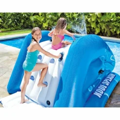 Intex Waterglijbaan Kool Splash opblaasbaar blauw><noscript><img width=
