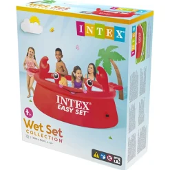 Zwembaden & Spa'S*vidaXL INTEX Zwembad Easy Set Happy Crab opblaasbaar 183x51 cm