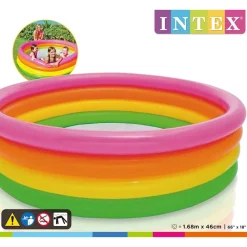 Intex Zwembad Sunset opblaasbaar 4 ringen 168x46 cm><noscript><img width=