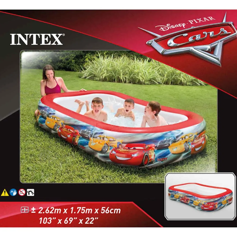 Intex Zwembad Swim Center Cars 262x175x56 cm meerkleurig>vidaXL Outlet