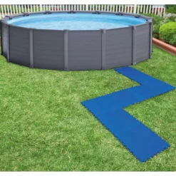 Zwembaden & Spa'S*vidaXL Intex Zwembadbodembeschermers 8 st 50x50 cm blauw