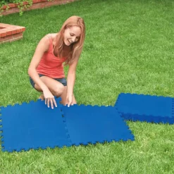 Zwembaden & Spa'S*vidaXL Intex Zwembadbodembeschermers 8 st 50x50 cm blauw