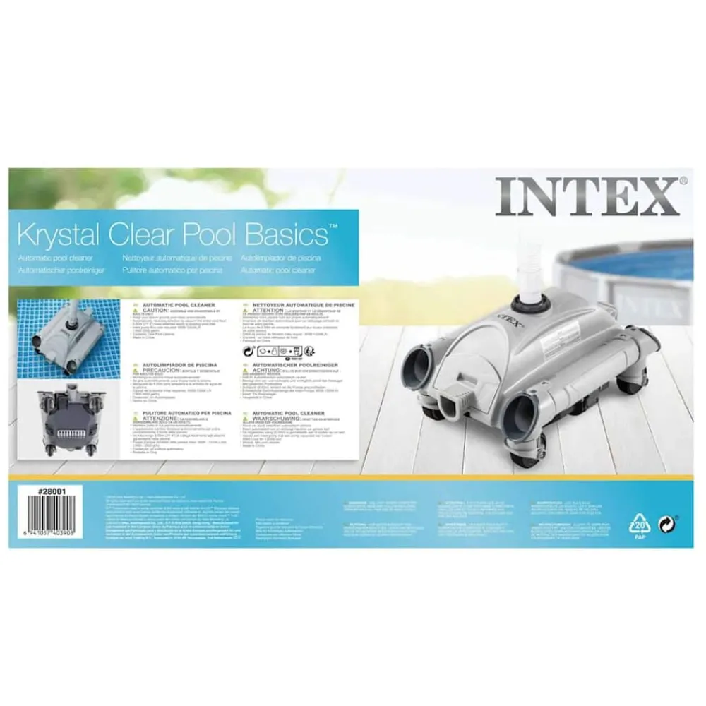 Intex Zwembadreiniger automatisch bovengronds zwembad 28001>vidaXL