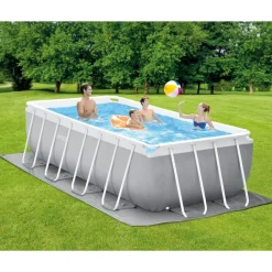 Zwembaden & Spa'S*vidaXL Intex Zwembadset Prism Frame rechthoekig 400x200x122 cm