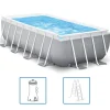 Intex Zwembadset Prism Frame rechthoekig 400x200x100 cm>vidaXL Hot