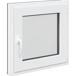 Bouwmaterialen*vidaXL Kelderraam RISOR 50 x 50 cm PVC en glas Antraciet