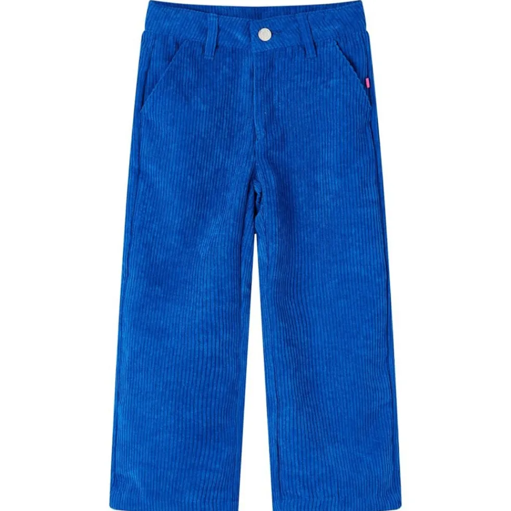 Kinderbroek 92 ribfluweel kobaltblauw>vidaXL New