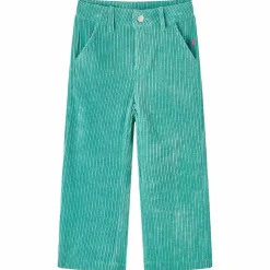 Kleding & Accessoires*vidaXL Kinderbroek 92 ribfluweel mintgroen