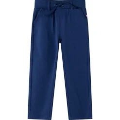 Kinderbroek met trekkoord 92 marineblauw>vidaXL Sale