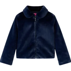 Kinderjas 92 kunstvacht marinekleur>vidaXL Clearance