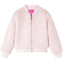 Kinderjas 92 kunstvacht zachtroze>vidaXL Discount