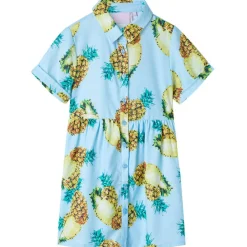 Kleding & Accessoires*vidaXL Kinderjurk 116 blauw