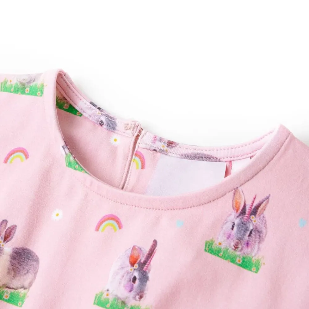 Kinderjurk 104 lichtroze>vidaXL Online