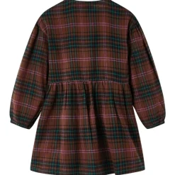 Kleding & Accessoires*vidaXL Kinderjurk met lange mouwen 92 cognackleurig
