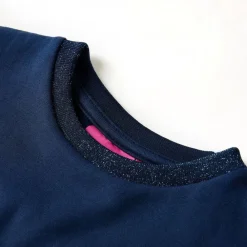 Kinderjurk met lange mouwen 92 marineblauw><noscript><img width=