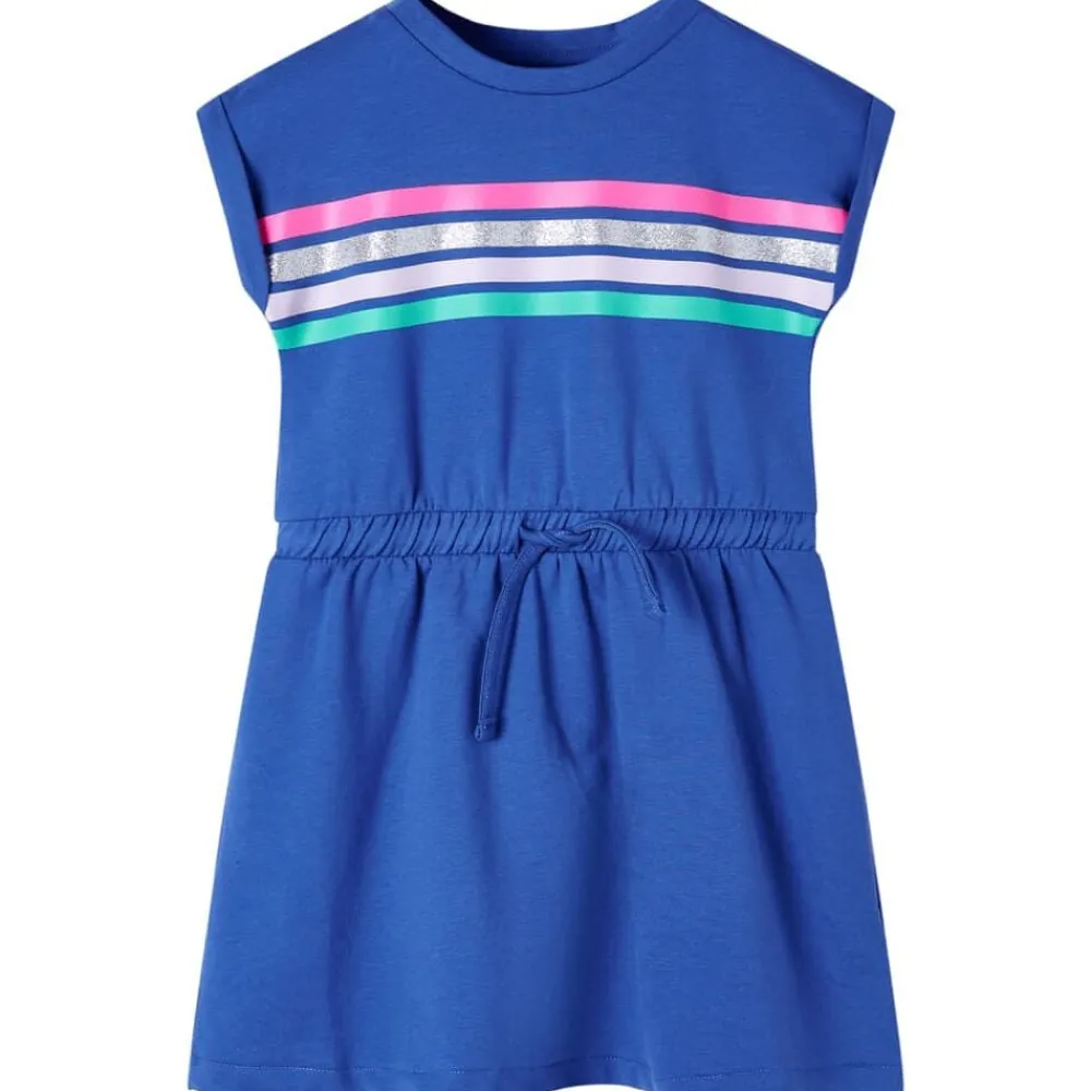 Kinderjurk met trekkoord 104 kobaltblauw>vidaXL Outlet