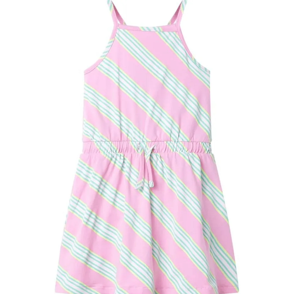 Kleding & Accessoires*vidaXL Kinderjurk zonder mouwen met trekkoord 104 roze