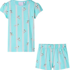 Kleding & Accessoires*vidaXL Kinderpyjama met korte mouwen 104 ecru