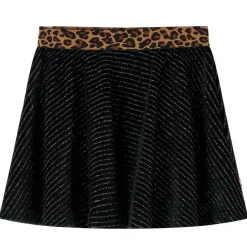 Kinderrokje met luipaardtailleband 116 zwart>vidaXL Discount