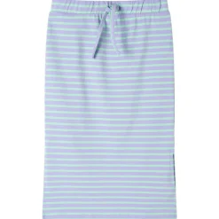 Kleding & Accessoires*vidaXL Kinderrokje recht met strepen 116 felmintkleurig Mintgroen