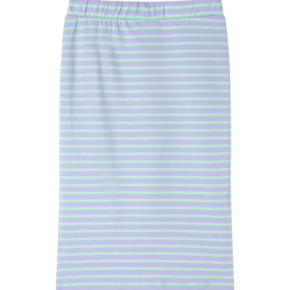 Kleding & Accessoires*vidaXL Kinderrokje recht met strepen 116 felmintkleurig Mintgroen