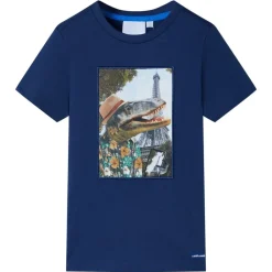 Kleding & Accessoires*vidaXL Kindershirt 116 donker Blauw