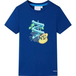 Kleding & Accessoires*vidaXL Kindershirt 128 donker Blauw