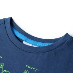 Kleding & Accessoires*vidaXL Kindershirt 92 donkerblauw