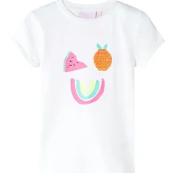 Kleding & Accessoires*vidaXL Kindershirt 116 Ecru