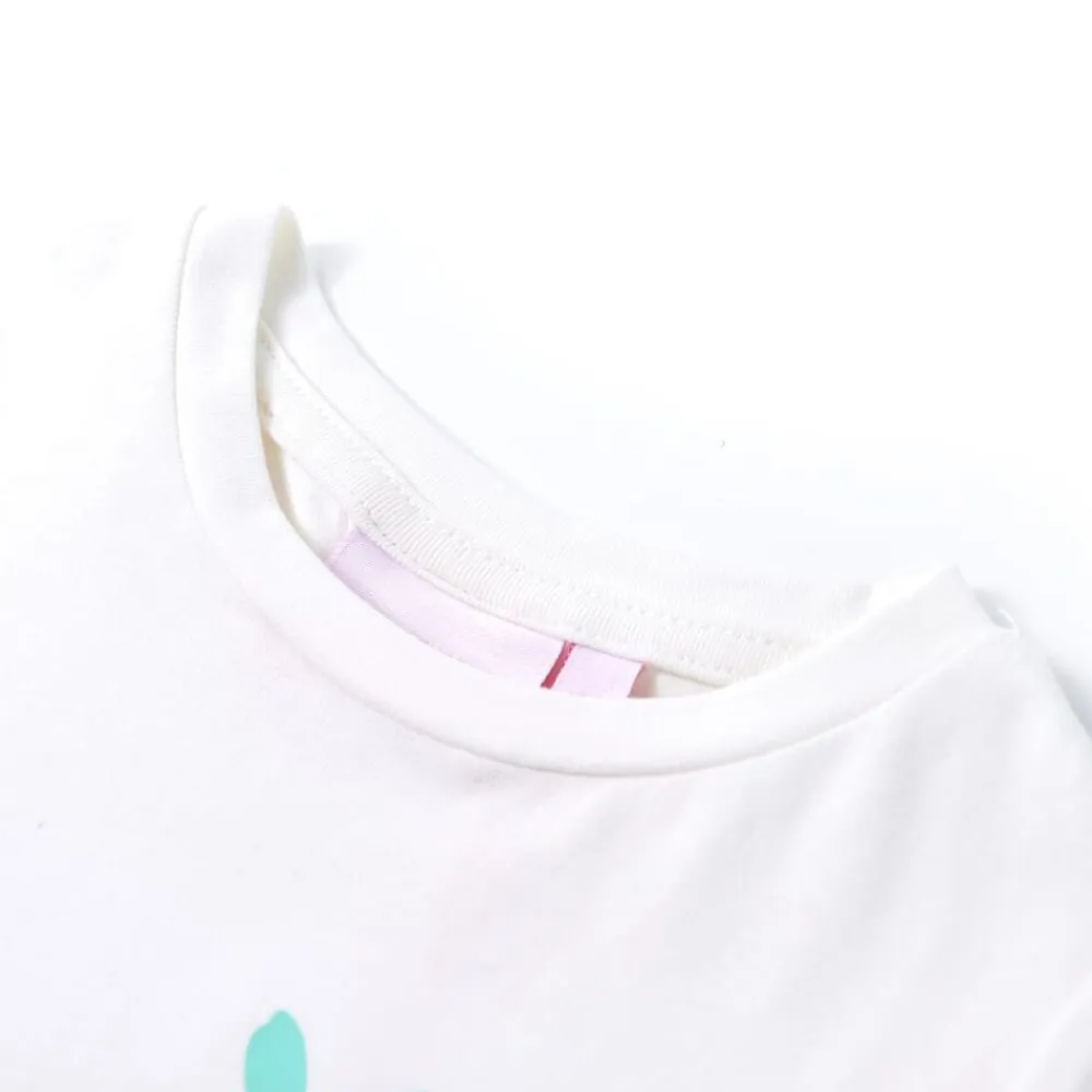 Kleding & Accessoires*vidaXL Kindershirt 116 Ecru