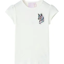 Kleding & Accessoires*vidaXL Kindershirt 140 Ecru