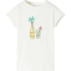 Kleding & Accessoires*vidaXL Kindershirt 104 ecru