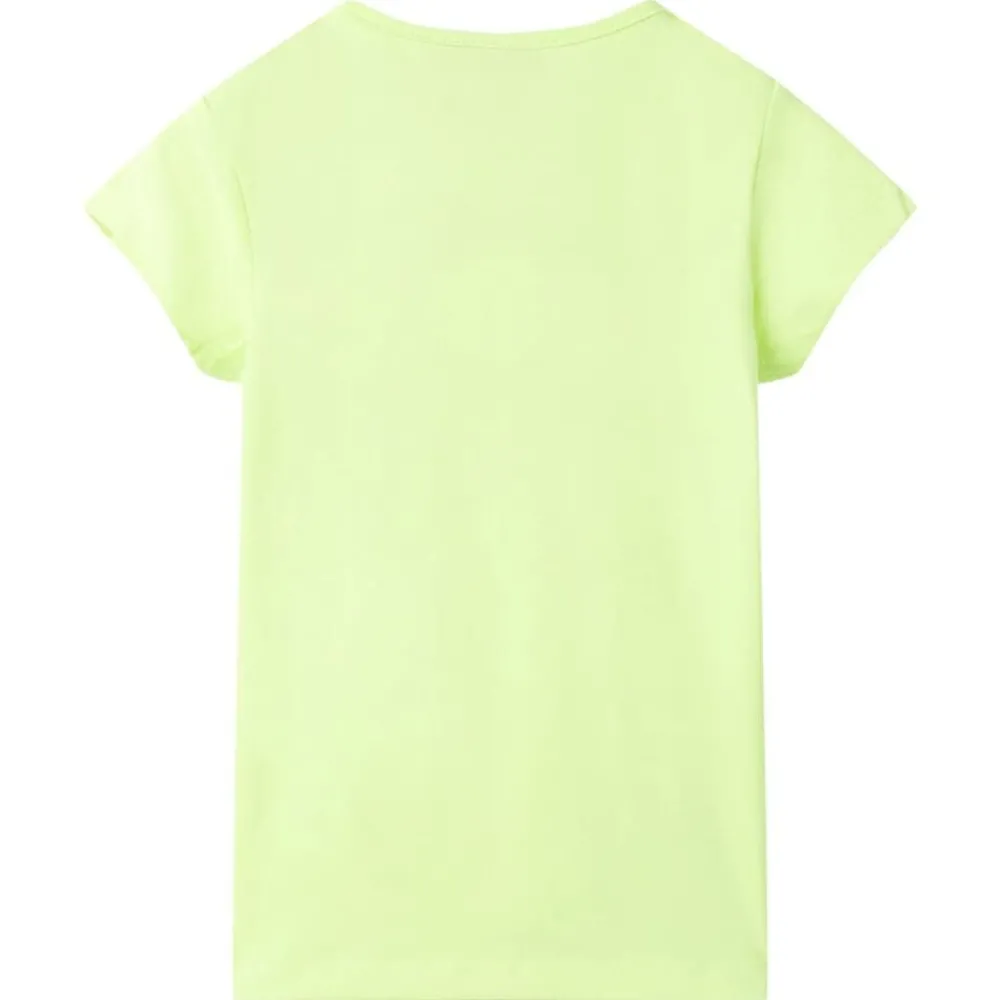 Kleding & Accessoires*vidaXL Kindershirt 116 fluorescerend Geel