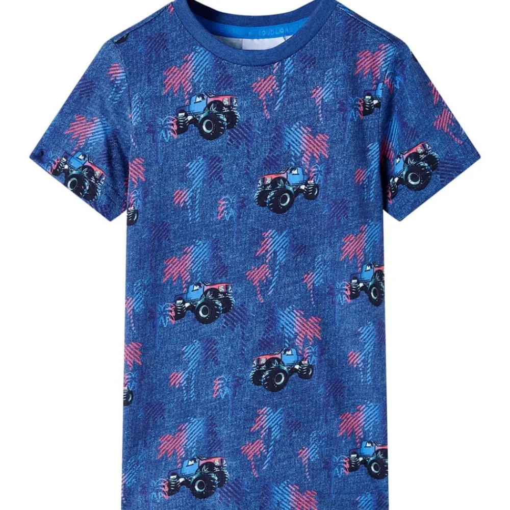 Kleding & Accessoires*vidaXL Kindershirt 104 gemêleerd donker Blauw
