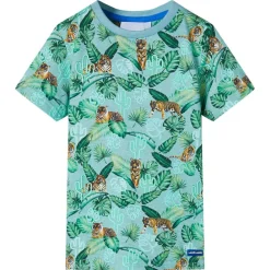 Kindershirt 128 gemêleerd lichtgroen>vidaXL Outlet