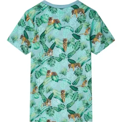 Kindershirt 128 gemêleerd lichtgroen>vidaXL Outlet