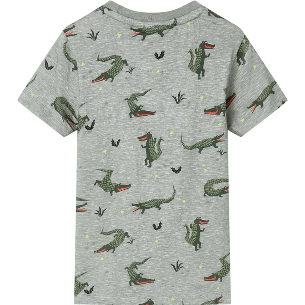 Kleding & Accessoires*vidaXL Kindershirt 104 gemêleerd lichtkaki