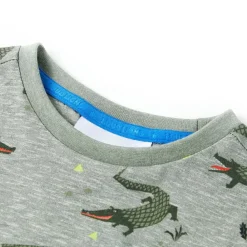 Kleding & Accessoires*vidaXL Kindershirt 104 gemêleerd lichtkaki