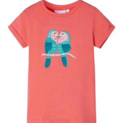 Kleding & Accessoires*vidaXL Kindershirt 104 kleurig Koraal