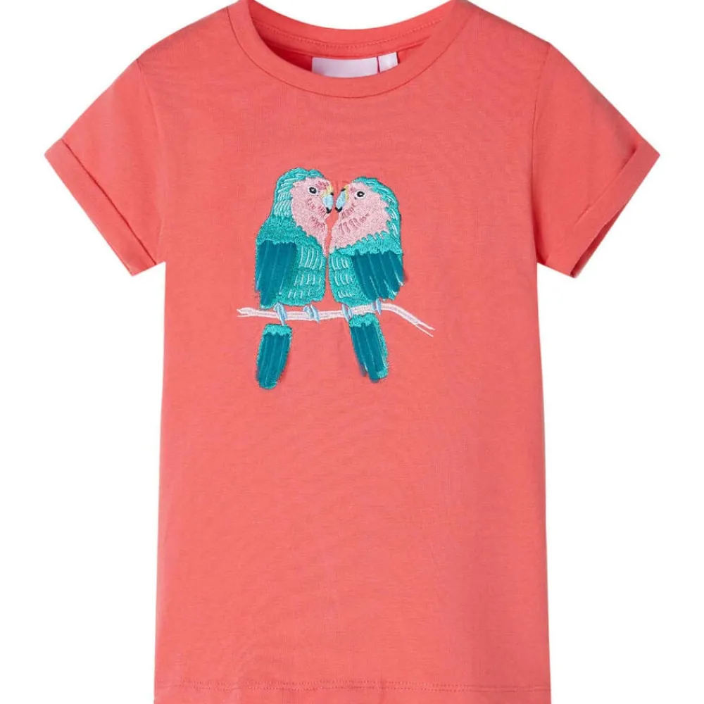 Kleding & Accessoires*vidaXL Kindershirt 104 kleurig Koraal