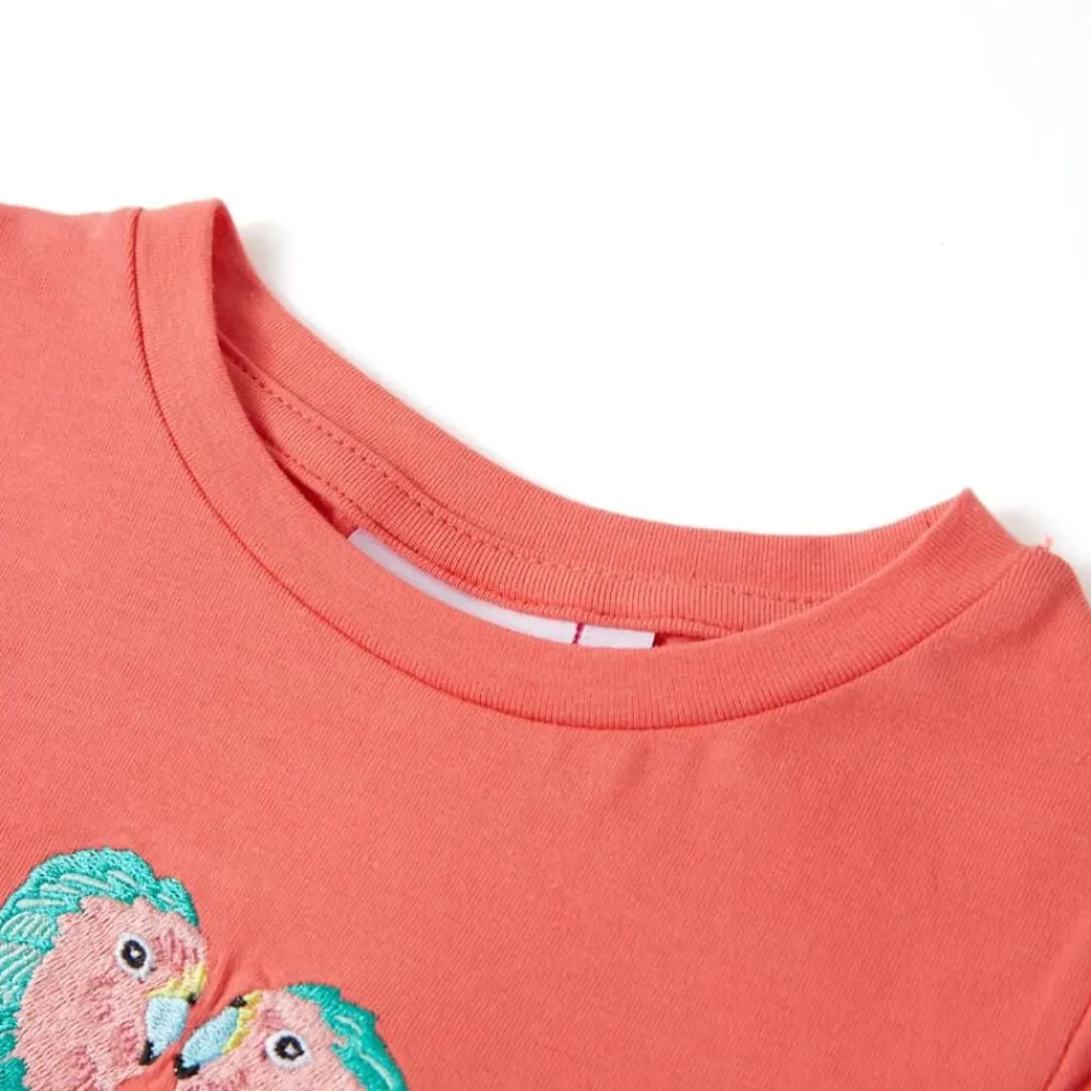 Kleding & Accessoires*vidaXL Kindershirt 104 kleurig Koraal