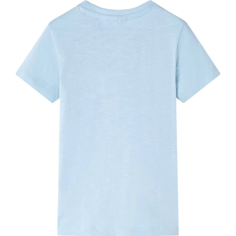 Kleding & Accessoires*vidaXL Kindershirt 128 lichtblauw