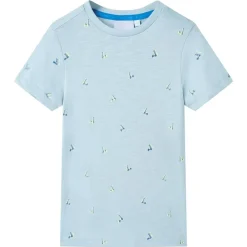 Kleding & Accessoires*vidaXL Kindershirt 104 lichtblauw