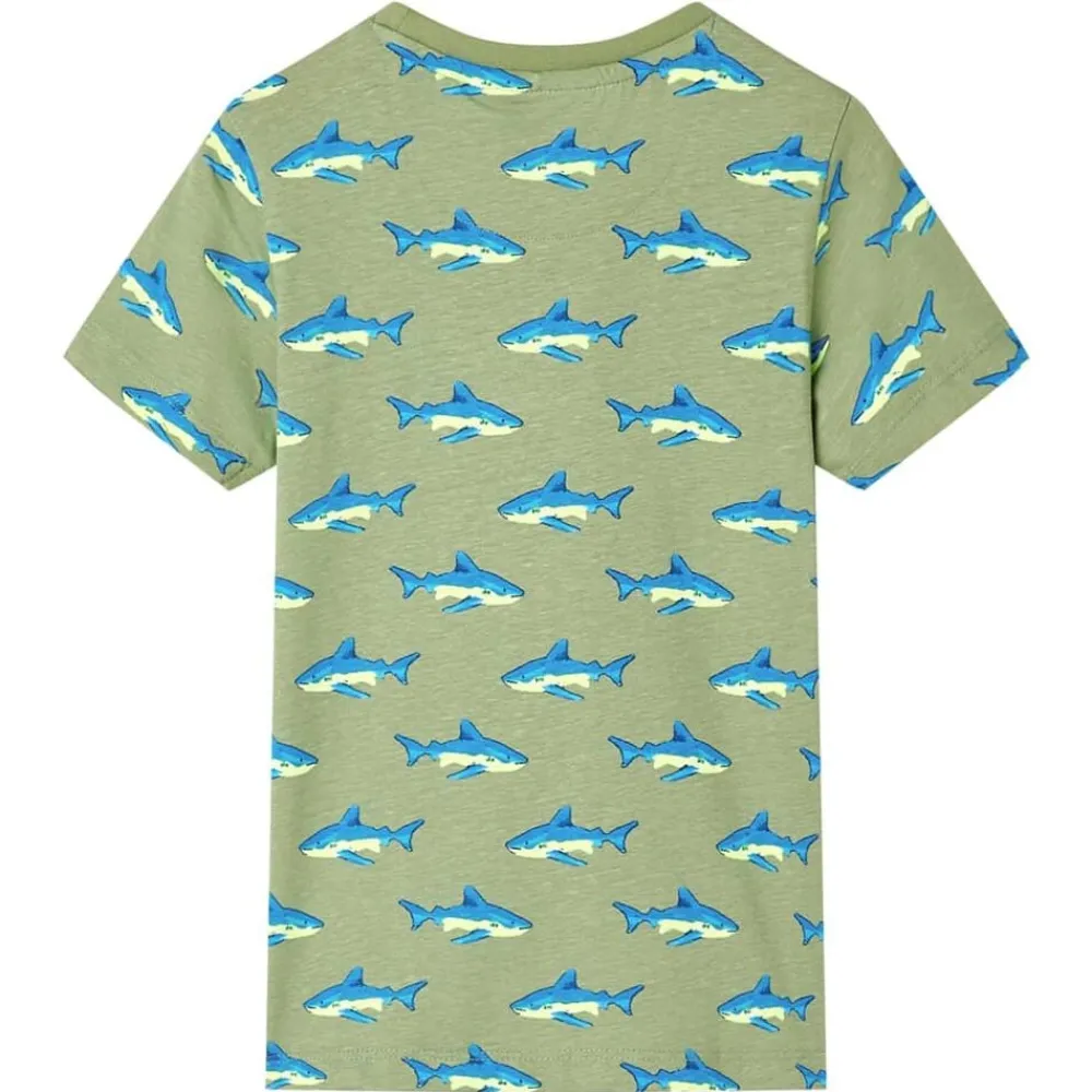 Kleding & Accessoires*vidaXL Kindershirt 104 lichtkleurig Kaki