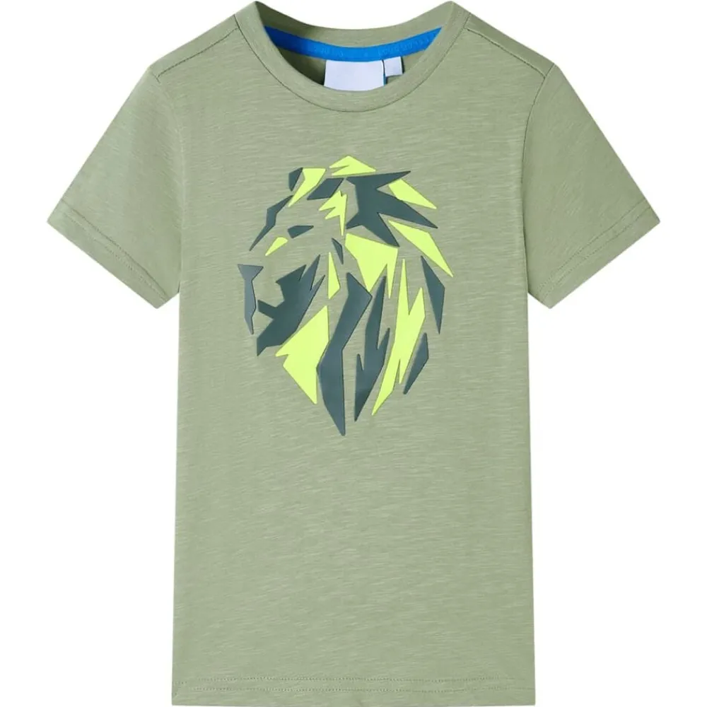 Kleding & Accessoires*vidaXL Kindershirt 116 lichtkleurig Kaki