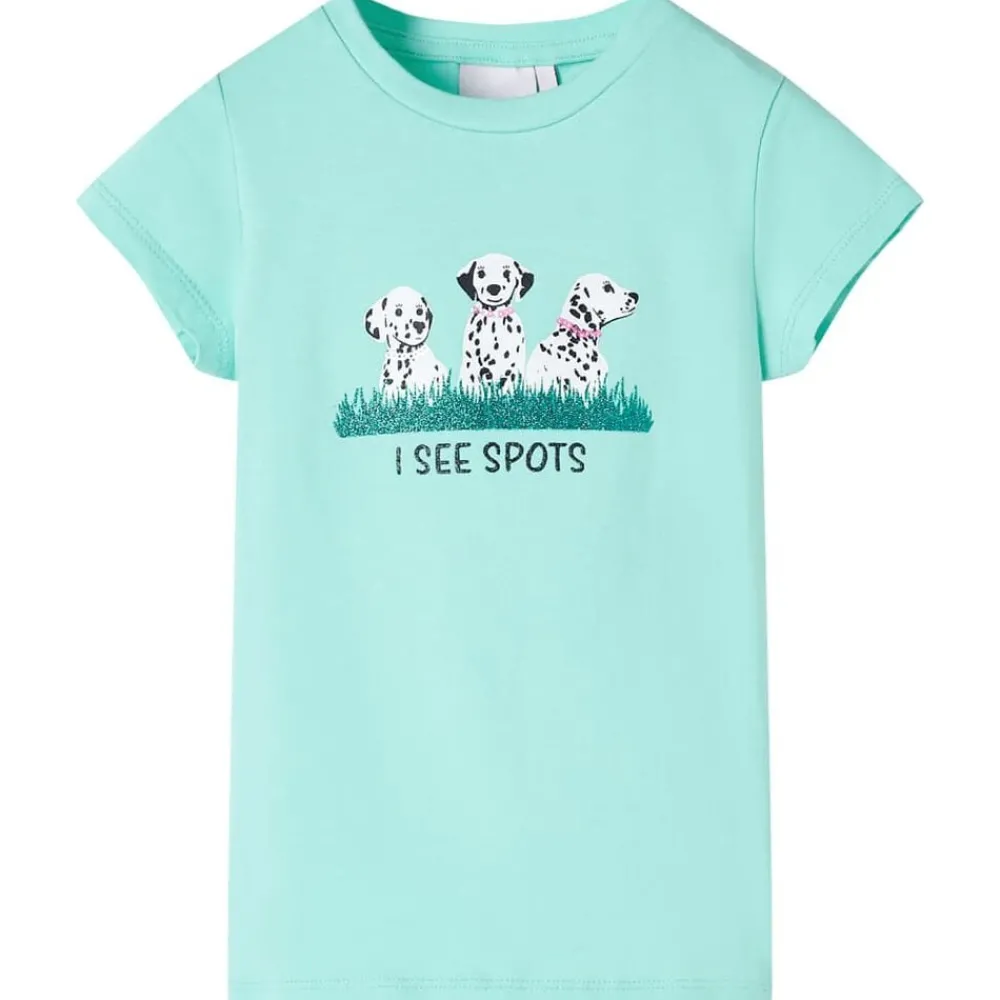 Kleding & Accessoires*vidaXL Kindershirt 116 lichtmint Mintgroen