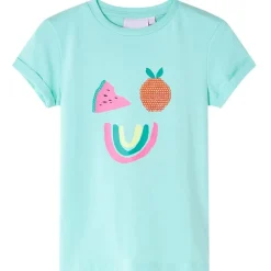 Kindershirt 128 lichtmint>vidaXL Hot
